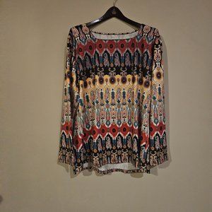 Shirt Woman's Long Sleeve Blouse size Xl new